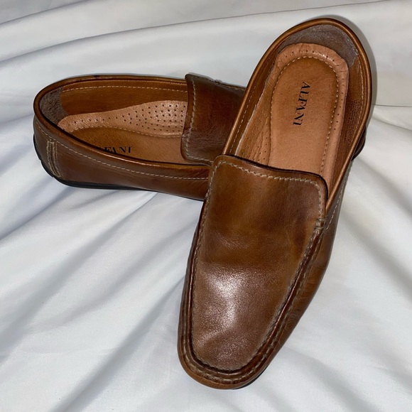 Alfani Shoes Alfani Mens Leather Dress Shoes Poshmark